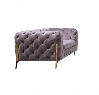 Design Chesterfield Sofa 2-Sitzer Couch Polster Textil Sofas Samt Neu Zweisitzer.  Návrh pohovky Chesterfield 2-místná pohovka s potahem z textilu, sametu, nová dvoumístná.