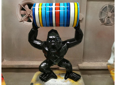 Designer Figur Socha Moderní figuríny Sochy Dekorace Deko Gorila Zahrada Nový