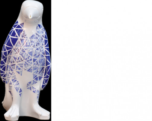 Design sochy tučňáka socha figura sochy dekorace ozdoba 3076 Nový