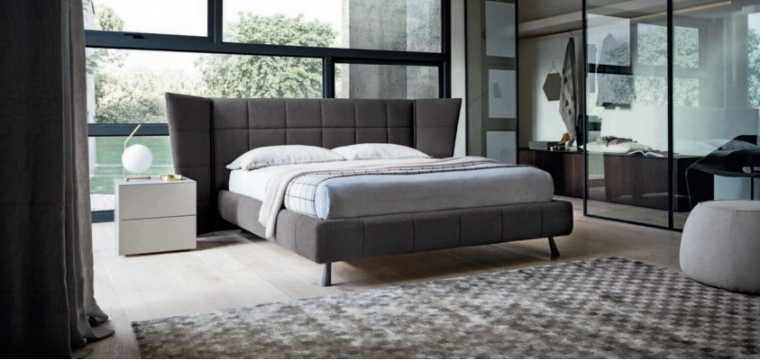 Luxus design postel postele 160 x 200 cm Dubaj dvojité hotelové dřevěné ložnice.
