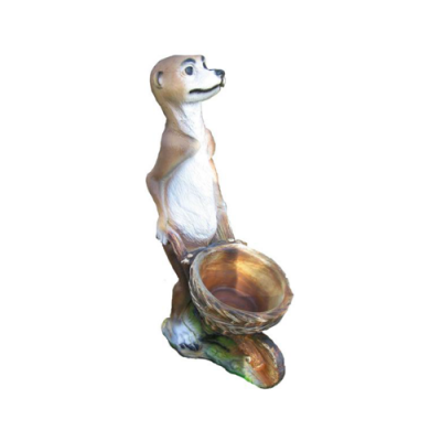 Moderní design Fretka zahradní plastová dekorativní socha 60cm socha dekorace