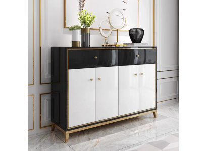 Komoda Skříň Sideboard Bílý Moderní Komody Jídelna Dřevo Luxus Nové.