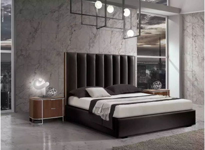 Postel noční stolek 2x Luxus ložnice set Kompletní pokoj nábytek Nový