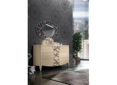 Ložnice Komoda Zrcadlo Konferenční stolek Komody Dřevo moderní design Luxus