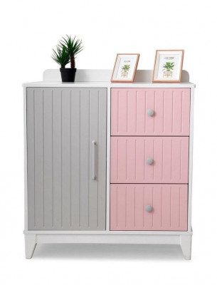 Komoda v dětském pokoji Moderní Elegantní Komoda Dřevo Barevný Nábytek