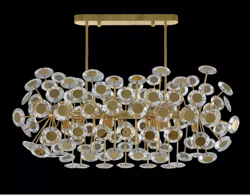 Lustr Luxus obývací pokoj Styl Moderní lampa světlo Zlato