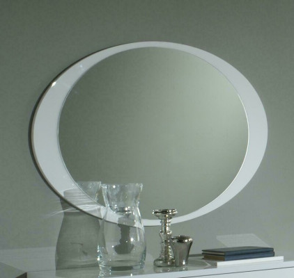 Klasické zrcadlo Luxus konzole Ložnice Styl Moderní Oválné sklo Zrkadlovka