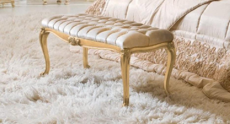 Hocker Chesterfield Beistellhocker Luxus Sitzer Polster Schlafzimmer  Stolička Chesterfield Luxus Přistávací sedátko Polštář Ložnice