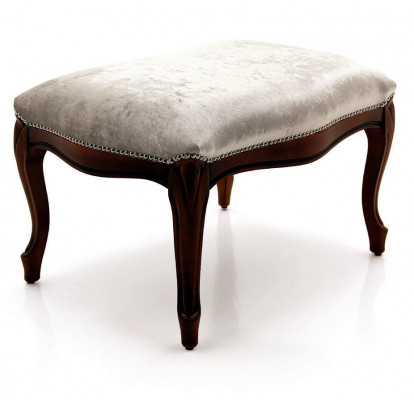 Otomanské křeslo Chaise Polstrovaný Pufa Modrá Nový Design Polštářový Stehno Ottoman