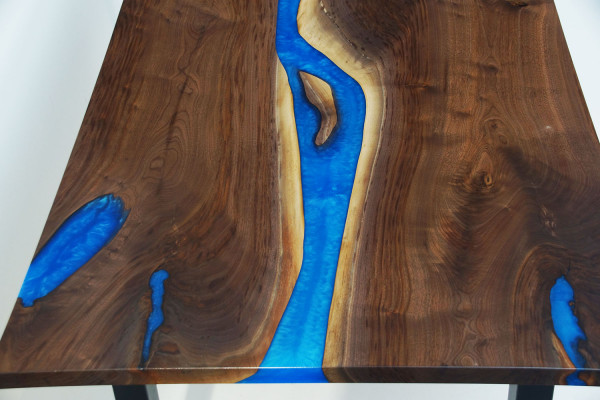 Řeka Stoly Jídelní stůl Design Stůl Moderní nábytek 220x90 Epoxy pryskyřice Oceán Moře