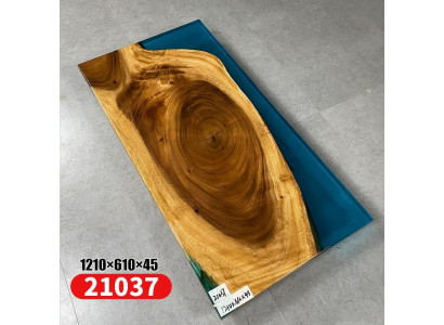 Couchtisch River Table Epoxidharz Massiv Tische 121x61 Flusstisch Echtes Stůl River Table z epoxidové pryskyřice Hmotný stůl 121x61 Říční stůl Skutečný