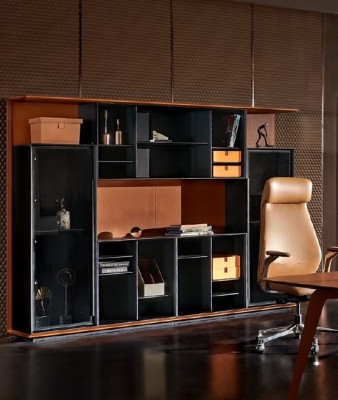 Kancelářská knihovna Skříň na dokumenty Skříň Luxus nábytek Styl Antikní skříně