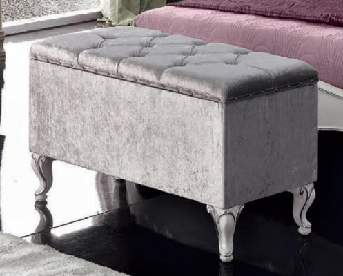Klasická sada nábytku do ložnice 6 kusů Postel 2x noční stolky Stolička Komoda Zrcadlo
