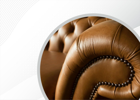 Chesterfield Pohovka Braun xxl Velká Kůže Obývací Pokoj Nábytek 4 Místný Braun