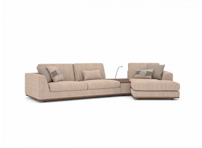 Designerová rohová sedačka L-formátu Luxus Sofa Couch Obývací pokoj Textilní nábytek
