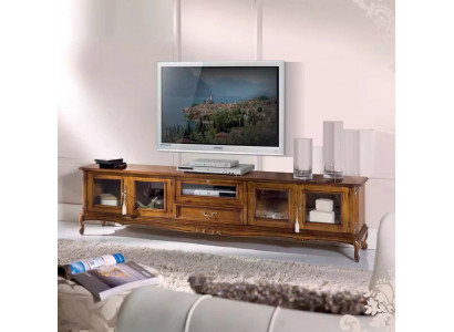 Exkluzivní nábytek Klasický styl Dřevo luxusní TV stojan Lowboard