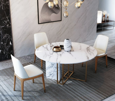 Designový jídelní stůl z masivního dřeva s prvky nerezové oceli Dekorativní stoly Jídelní pokoj Nábytek.