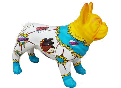 Designer Figur socha Moderní figurky Dekorace Pes Zahrada Socha Sochy