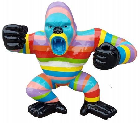 Abstraktní socha zahradní figurky Gorila dekorace sochy sochy Nové