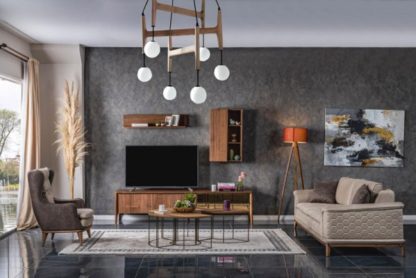 Třísedák 3M Sedací Soupravy Luxusní Sedací Soupravy Pro Obývací Pokoj Nábytek Závěsy Design